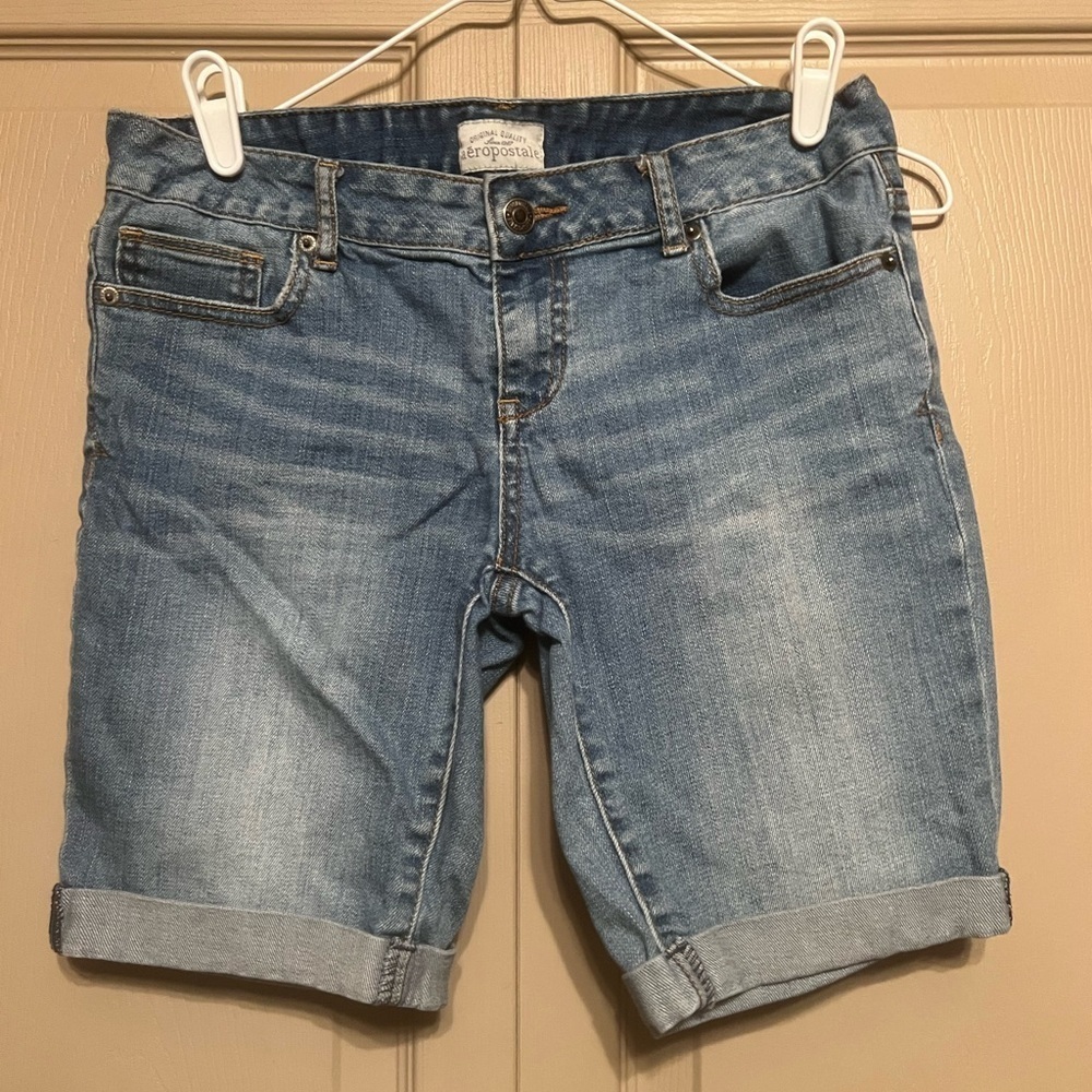 Aeropostale Light Blue Jean Shorts